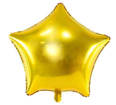 Palloncino a Forma di Stella in Foil Oro  
